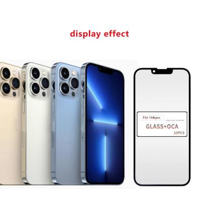 Téléphone portable Touch Front extérieur verre OCA Pour Iphone 13pro