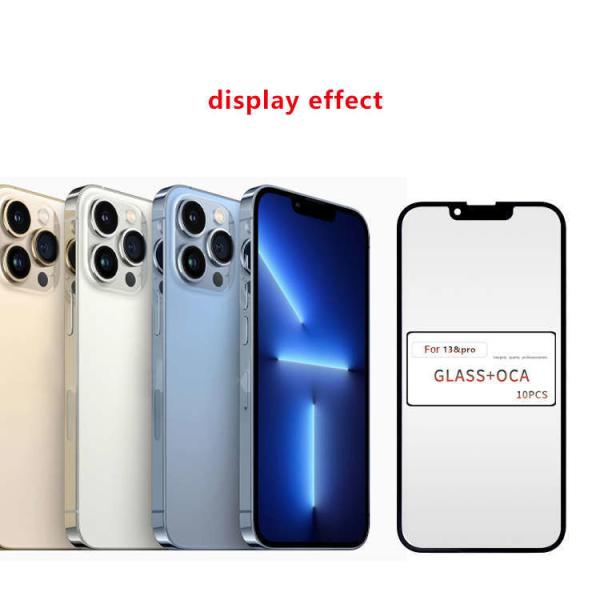 Verre OCA avant pour iPhone 13mn 13p 13 Promax Remplacement de l'écran avant