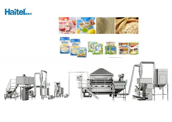 Industrial Baby Food Processing Equipment Working Steam Pressure 0.8mpa