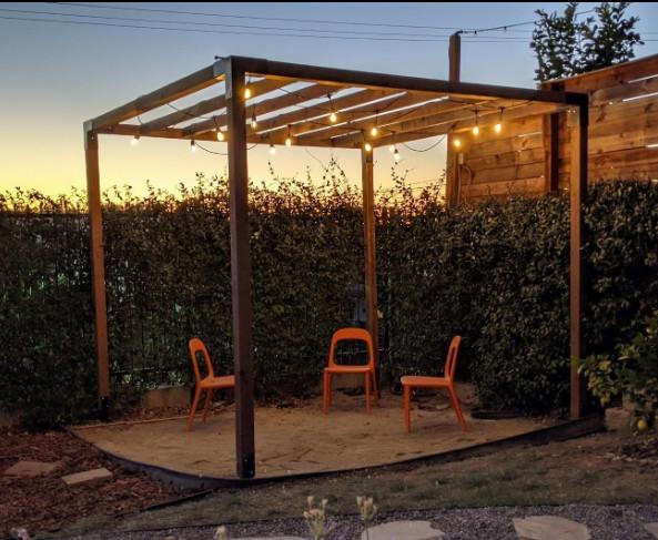 Materiais de construção metálicos Pergola Bracket de aço carbono para pergola exterior