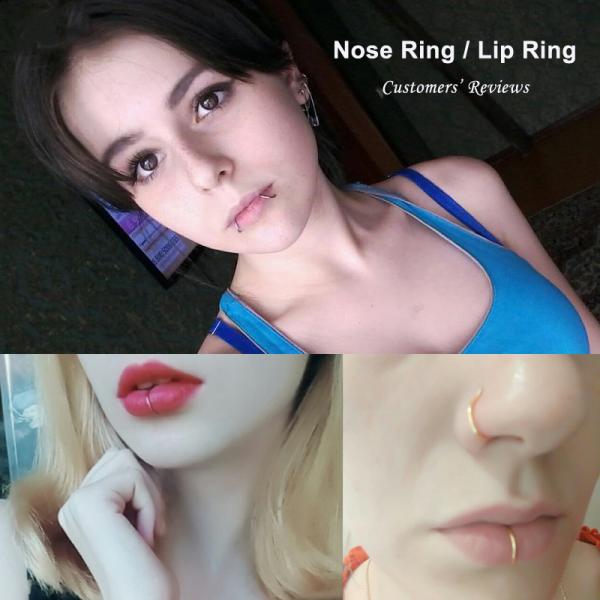 Fake Nose Ring Lip Ring C Clip Kylie lip Piercing Burun Nose Rings Hoop for Women Neuspiercing Body Jewelry