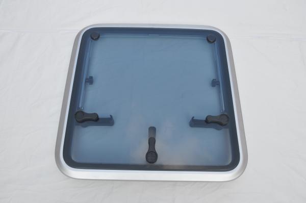 575x575mm Anodized Aluminum Square Hatch Porthole With Tempered Glass For Marine Boat Yacht