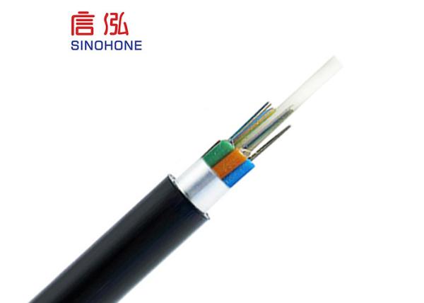 Water Blocking Yarn 96 Cores Fiber Reinforced Plastic Optical Cable Customized Length