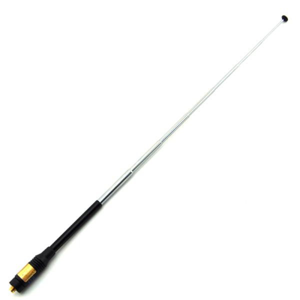 UV Double-Segment Handheld Walkie-Talkie Pull-Rod Antenna 40.5 cm open -11.5 cm closed 2