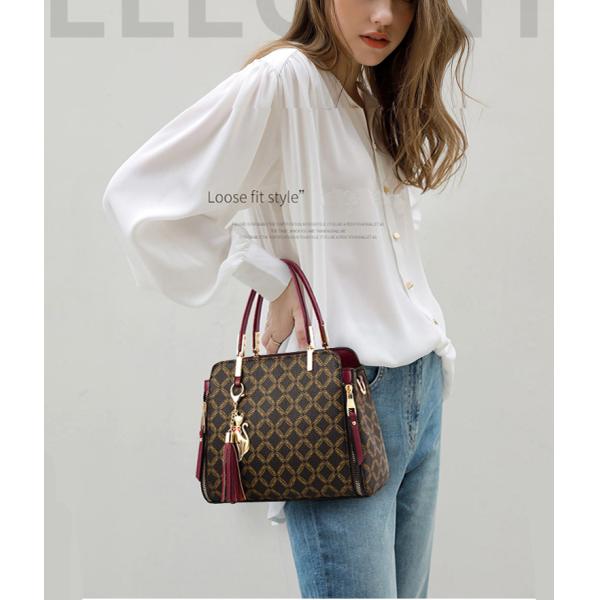 Stylish new 2019 mom bag single shoulder middle-aged lady versatile cross-body bag PU leather large capacity handbags