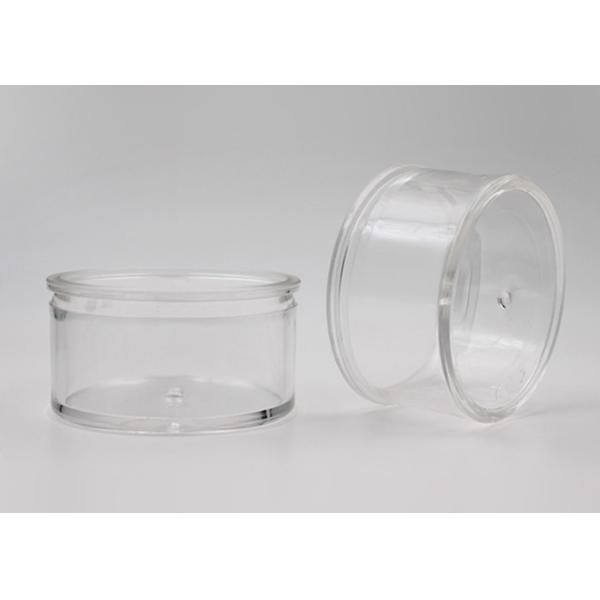 Прозрачный мини круглый Дя пластмасовых контейнеров 49мм для упаковки порошка шоколада