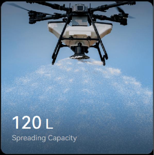 Z80 Flagship Agri-Drone: 80L Spray + 120L Spread + 80kg Lift | Metal Truss Quick-Swap Platform