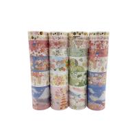 30 fitas de máscara adesivas de Washi Kawaii dos desenhos animados japoneses dos projetos 7pcs/Box para a decoração de Scrapbooking do jornal da bala