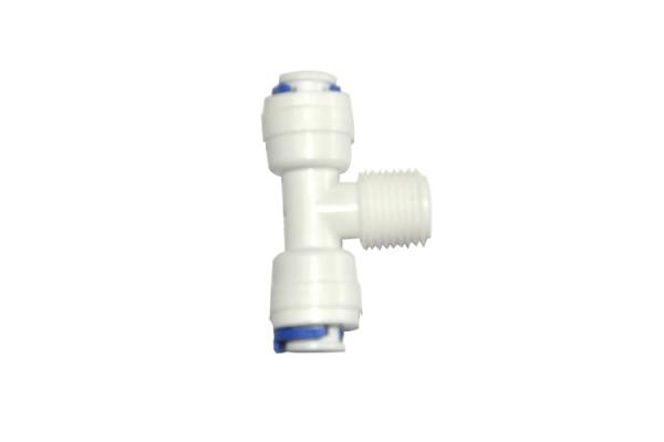 Leakage Proof Water Purifier Accessories Plastic K6044 Tee Joint Without Nut