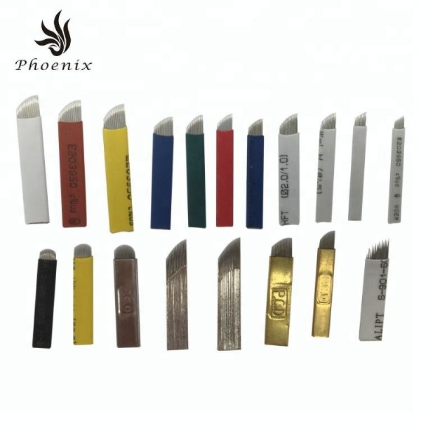 PCD Microblading Pen for Eyebrow Tattoo 14cm Length Manual Permanent Makeup Pen 100pcs/pack with 50pcs MOQ