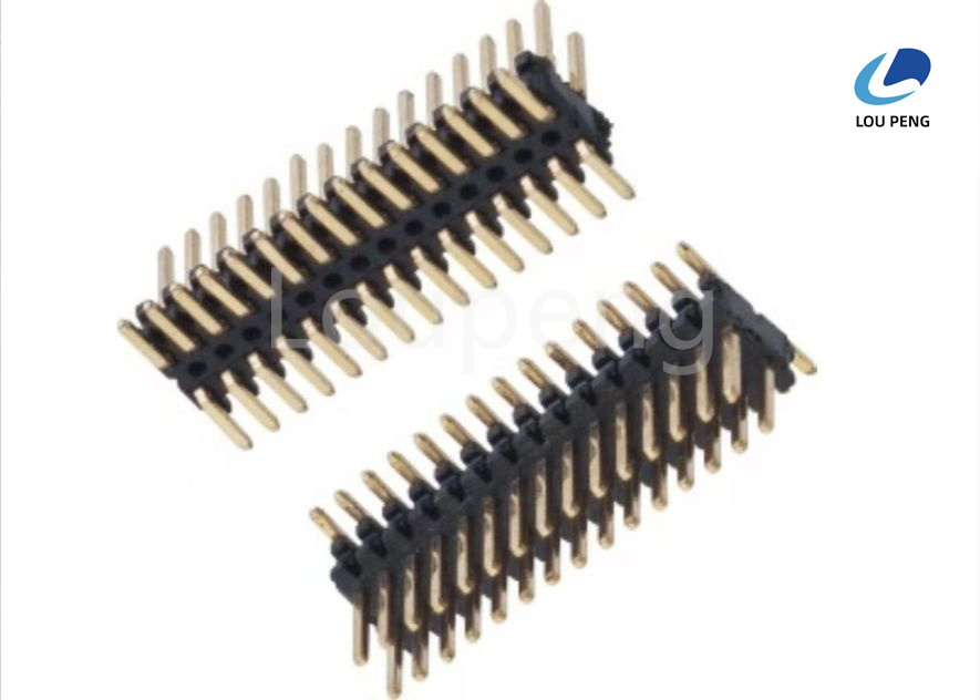 Plastics Height 2.0mm Surface Mount Pin Header Featuring Phosphor Bronze Pins Designed for Electronic Circuit Integration