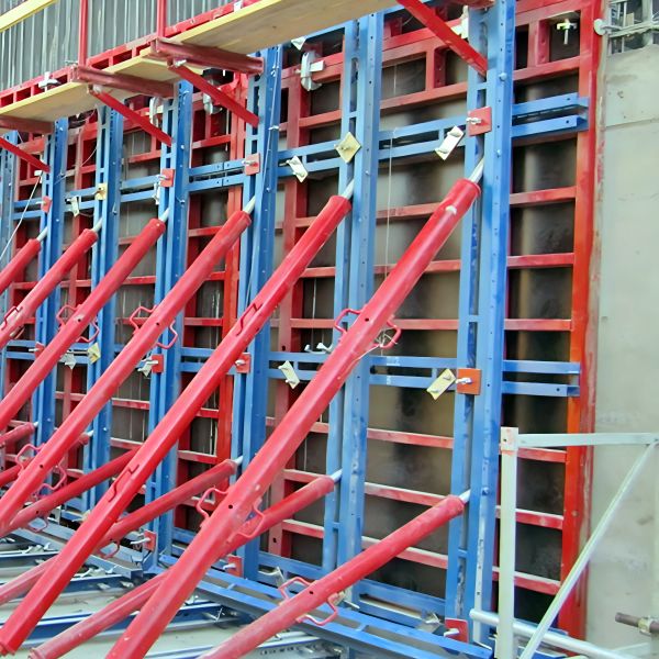 Adjustable Steel Formwork Construction Reusable Concrete Wall Formwork Systems For Variable Wall Thickness