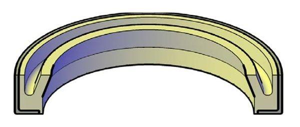 Tipo sellos del labio de sello del limpiador del polvo para el material de CAT Machinery PUR