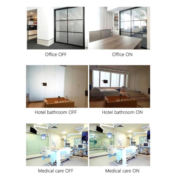 Фильм окна подкраской Switchable стеклянный электрический умный на офис 5mm