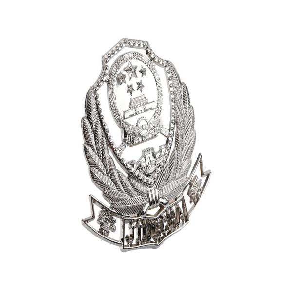Pushpin Custom Metal Logo Badges Zinc Alloy Commercial High End