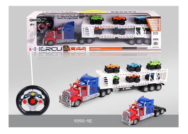 12  Colorful Children's Remote Control Toys Rescue Fire Engine Truck with Ladder
