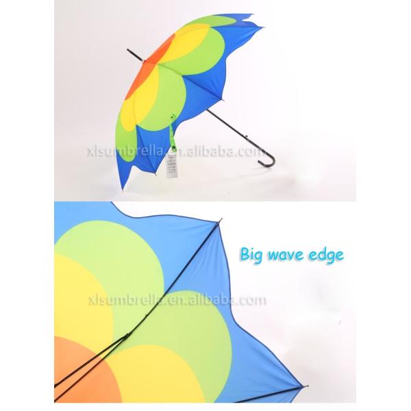 Зонтики гольфа ручки BSCI j прямые Windproof