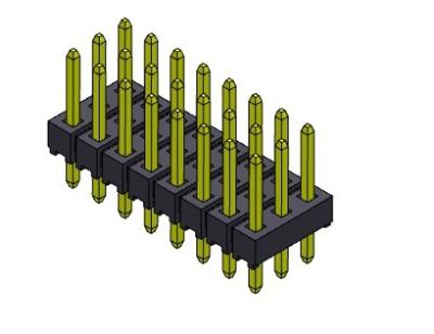 TIPO triplo 3*2 PIN To 3*40PIN H=2.54MM do MERGULHO da fileira de Pin Header Connector 2.54mm