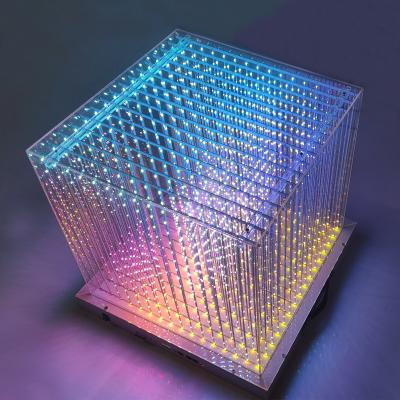 Cubo LED para Decoração 50000 Horas Duração de vida 11,59kg Peso do produto Caixa de exposição 3D