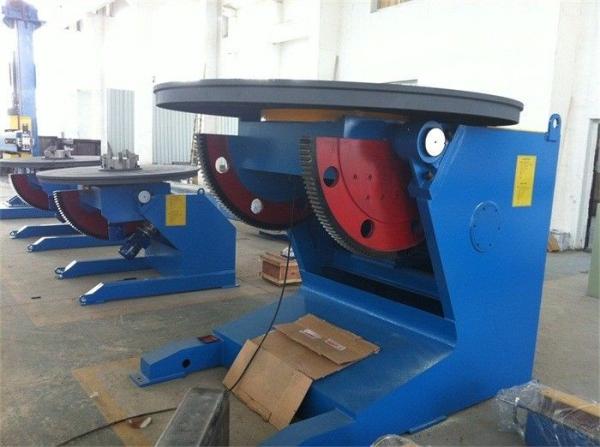 Support Capacity 3000Kg Welding Positioner Use French Schneider VFD Control Workingtable Revolving Speed
