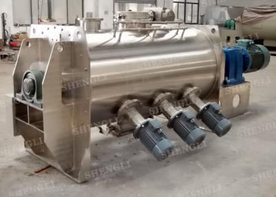 High Automation Powder Ploughshear Mixer Mild Steel Material For Fertilizer