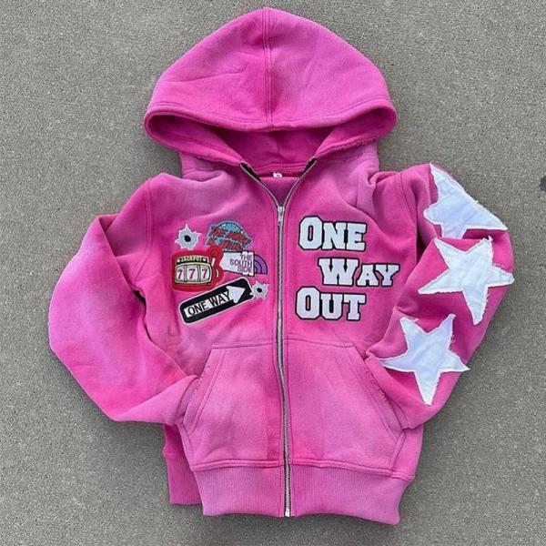 Vêtements de rue anti-rétrécissement, lavage à l'acide, sweat à capuche, vintage, fermeture à glissière, sweat respirant