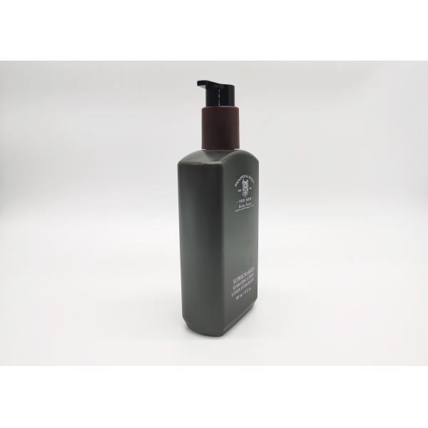 Silk Screen Printing Gradient Black Hdpe Plastic Bottles