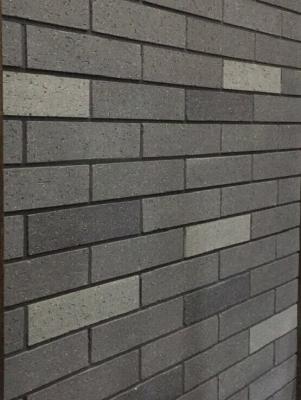 Tijolo de cara rachado da cor misturada cinzenta com resistência ácida da superfície do corte do fio