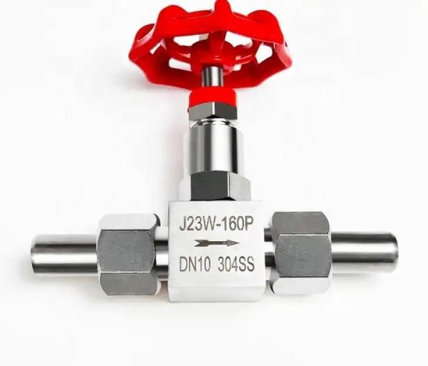 1/4' -4.0' Valva de agulha de alta pressão de aço inoxidável igual J23W-160P 304 316L