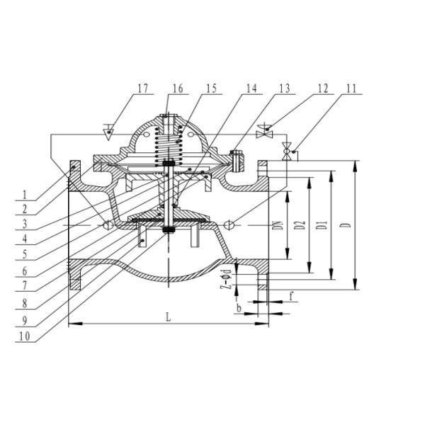 Flange 1.6mpa 600X Hydraulic Electric Control Valve Anti Corrosion