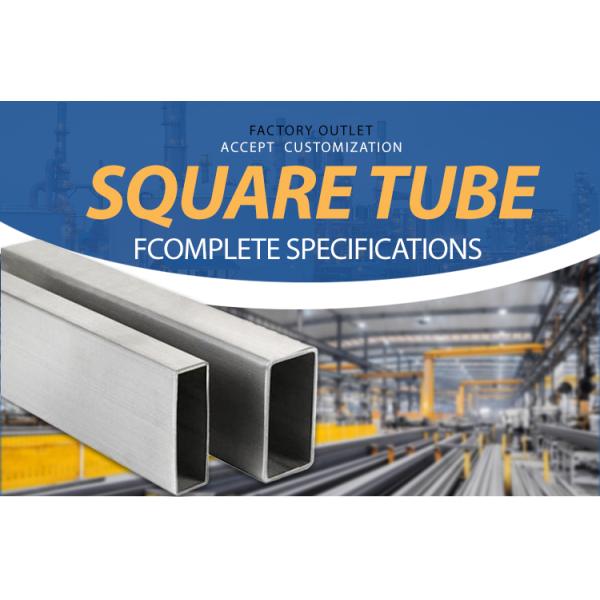 20mm Black Square Rectangular Steel Pipe Tubes Seamless Metal Carbon