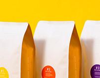 One Way Degassing Valve Flat Bottom Bag For Coffee Bean