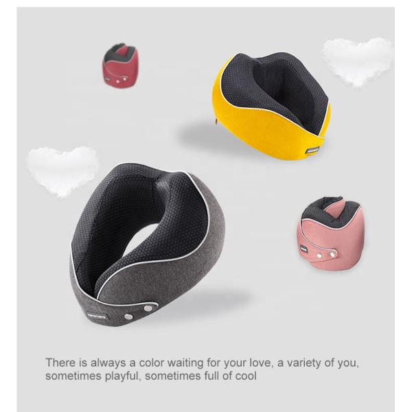 Custom Logo Accepted Slow Rebound Jikang Neck Pillow for Travel and Neck Pain Relief