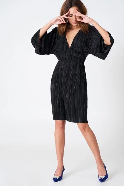 Women 2018 Trendy Summer Pleated Kimono Dress for summer