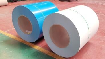 Colora e galvanizou a bobina de aço Prepainted Ppgl 40G/M2 da tira a 275G/M2