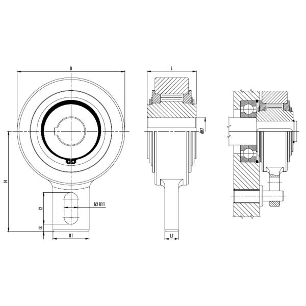 GV 40 Backstop Clutch One Direction Cam Clutch Roller Bearing Серия GV