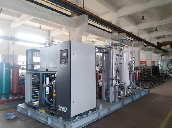 Custom Instrument Air Skid with HMI Touch Screen 50 HP Compressor