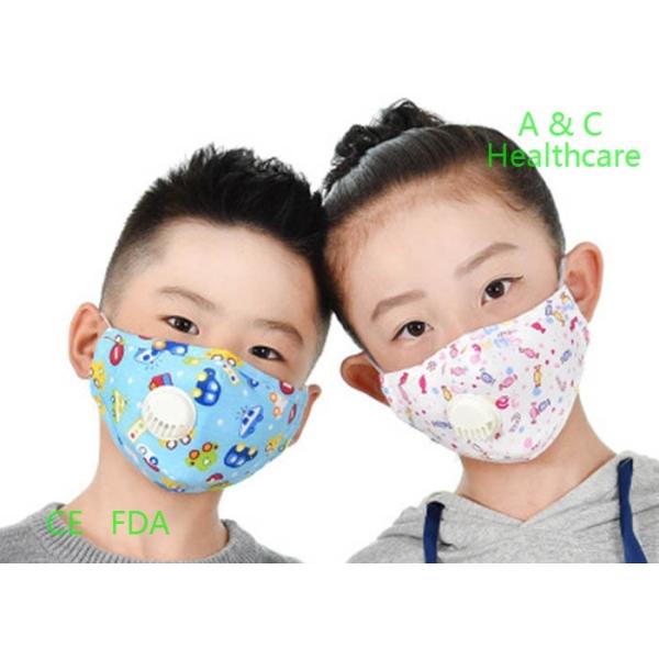 White Kids Surgical Mask With Elastic Earloop Children'S Disposable Face Masks