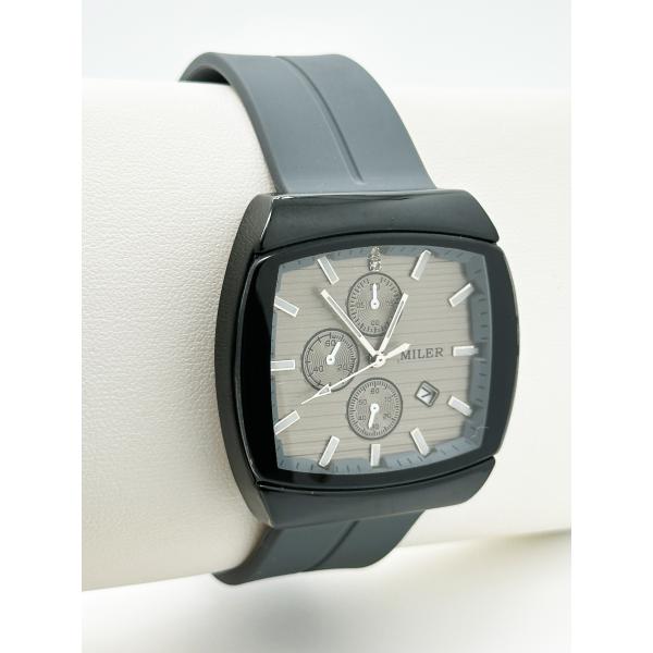 Fashion Style Business Men Quartz Wrist Watch With Silicone Strap