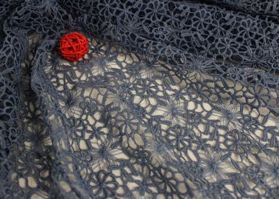 Flower Dying Lace Fabric Water Soluble Polyester Guipure Lace Fabric By The Yard