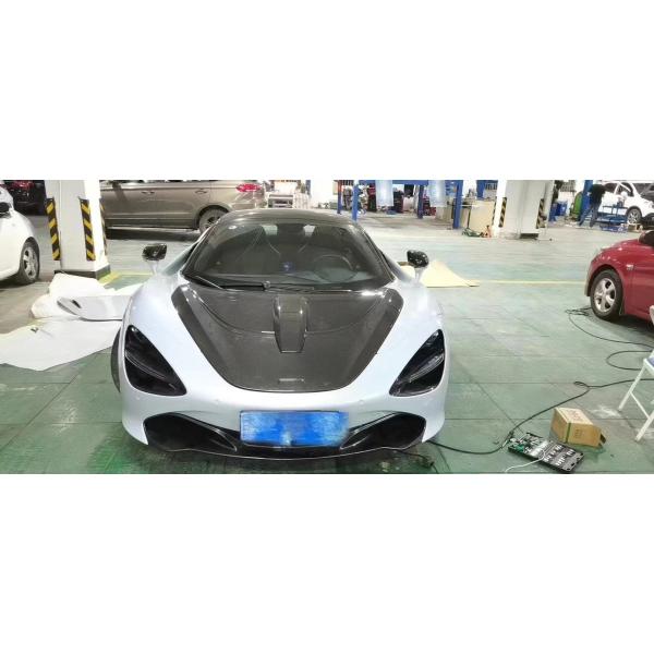 For McLaren 720s Carbon Fiber Hood 720s Upgraded NOVI Style Carbon Fiber Hood Body Kit