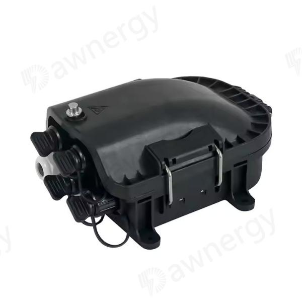 12 Ports Pre Connectorized IP68 PC ABS Black Fiber Splice Distribution Box