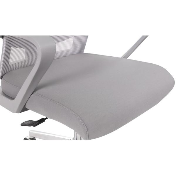 Gray Ergonomic visitor seating chair meeting chair mesh chair