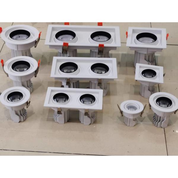 5000K 6000K Restaurants 40 Watt Indoor LED Spotlights BRIDGELUX DALI Dimmer