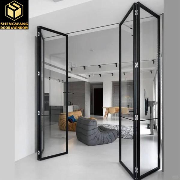 White Aluminum Sliding Glass Door Insulated Glass Aluminium Glazed Sliding Doors Thermal Insulation