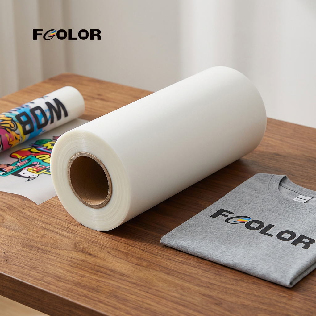 Hot Cold Instant Peel 33cm DTF Film FREE SHIPPING USA 100M Roll for Epson DTF Printer T-shirt Transfer