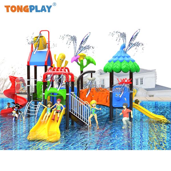 Water World Outdoor Playground Amusement Park Swimming Pool Water Park Large Plastic Water Slide for Children