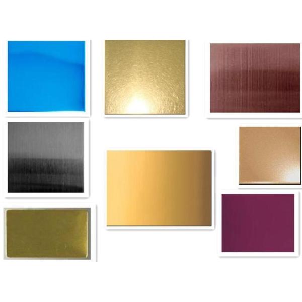 Purple Color Stainless Steel Brushed Finish Sheet Metal Wall Panel ASTM 304