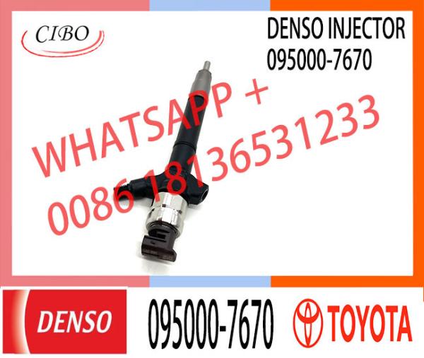 Nozzles 095000-7670 Diesel Fuel Common Rail Injector 095000 7670 0950007670 for Toyota