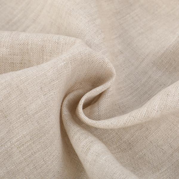 China New Design Cheap Price Great Sweat Absorption Soft 9*9 Pure Linen Fabrics for Girls Women Men Fabric for Clothing